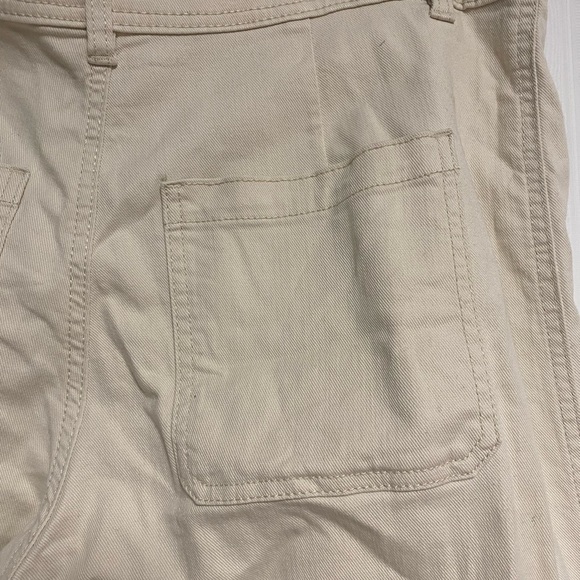 Khaki wide leg high rise jeans - Picture 4 of 5